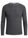 Ombre Trui 'OM-SWSW-0103' donkergrijs / wit