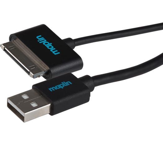Maplin MAPCSM01-BK USB-kabel 1,5 m Zwart