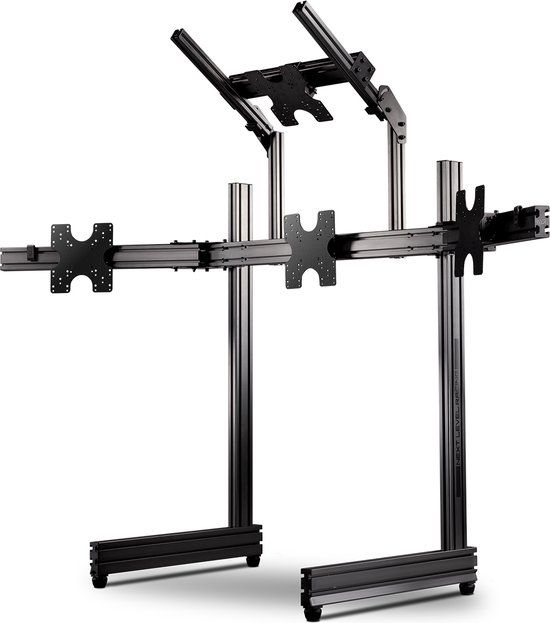 Next Level Racing Elite Quad Monitor Stand - Zwart - Aluminium - NLR-E008