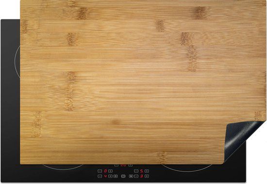 KitchenYeah® Inductie beschermer 77x51 cm - Hout Structuur - Inductie kookplaat accessoire