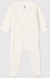 Petit Bateau Combinaison de nuit en velours de coton biologique pour bébé Unisexe Combinaison - Taille 56