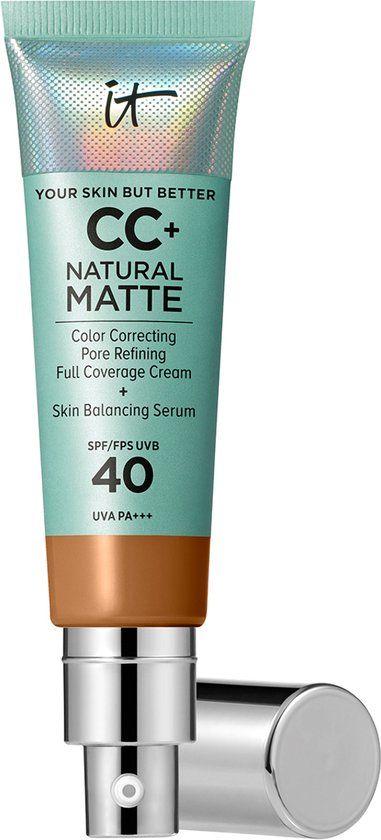 It Cosmetics Your Skin But Better CC+ Natural Matte SPF40 Foundation - Rich Honey - 32ml
