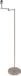 Mexlite Vloerlamp Bella 3407ST – metalen staallamp met draaibare en kantelbare zwenkarm, uitklapbaar, hoogte 135 cm, E27 fitting, tijdloos design voor binnengebruik