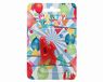 Atosa - Atosa 50660 kaars 9 x 14 x 2 cm Nr. 4, rood (50660)
