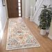 Hanse Home Strozzi Oosterse tapijt, oosterse loper, klassiek, dicht geweven, met ornamenten, vintage-look, zacht, laagpolig, voor slaapkamer, eetkamer, woonkamer, beige blauw, 80 x 240 cm