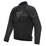DAINESE - Ignite Air Tex Motorjas, zomer, motorjas, gaasstof, motorjas voor heren, zachte bescherming, zwart/grijs, 56
