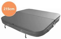 W'eau Spacover 215 x 215 cm - Grijs - Radius 18 cm
