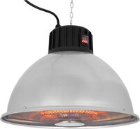 Eurom Partytent Heater 1500 Industrial - Hangende Terrasverwarmer - 1500W - Zilver