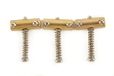 Fender American Vintage Telecaster Compensated Bridge Saddles Brass