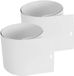 2 stuks blinde latten Plastique lamellen vervanging Blanc lamellen
