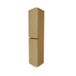 Saniclass Terra Hoge Kast - 170x35x40cm - afgeronde hoeken - 2 deuren - sandwood (licht eiken)