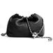 Joryin Trendy Dumpling Women's Crossbody Bag - Evening Clutch Genuine Leather Hobo Cloud Purse, Black