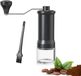 Azomor® Moulin à café portable manuel avec réglage de la mouture pour café - Noir