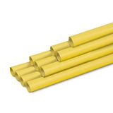 Clairefontaine 95715Cpack - Een Doos van 10 Rollen Gerecycled Gekleurd Kraft - Afmetingen: 3x0,70m - Gerecycled Kraft 65g - Kleur: Citroengeel - Cadeauverpakking, Creatieve Hobby's, Cadeaupapier