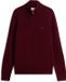 Tommy Hilfiger Pull en laine pour homme Bordeaux S