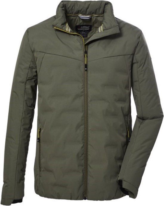 Killtec Heren Winterjas - Padded/Gewatteerd - Olijf Groen - Maat M - 39692 - Winddicht - Winter 2023