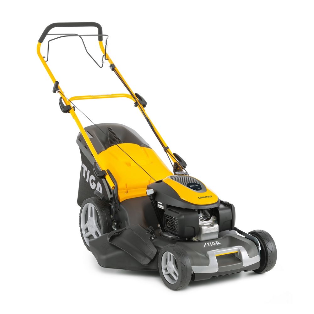 Stiga COMBI 55 SQ H Benzine Grasmaaier | Honda GCVx 200 | 201 cc OHV | 53 cm | zelfrijdend | staal | 4-in-1