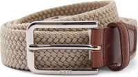 BOSS Riem Clorio Sz30 Woven Belt W120 Light Beige