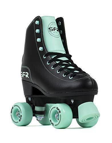 SFR Skates SFR Figure Skates Unisex Kinderen Juventud, Zwart/Mint, 38