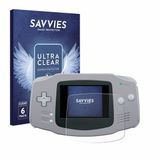 Savvies Screenprotector voor Nintendo Gameboy Advance GBA - Folie Beschermfolie transparant 6 Stuks