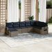 Maison Exclusive - Salon de jardin 8 pcs avec coussins gris résine tressée