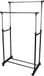 M-Home kledingstang voor dubbel ondergoed, metaal, grijs, 90 x 43 x 7 cm