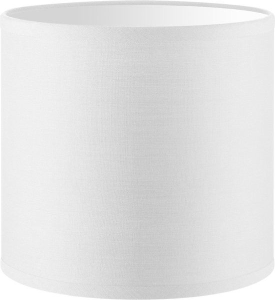 Besselink Home Sweet Home Lampenkap bling Ø 16 cm - Wit - Katoen - E27