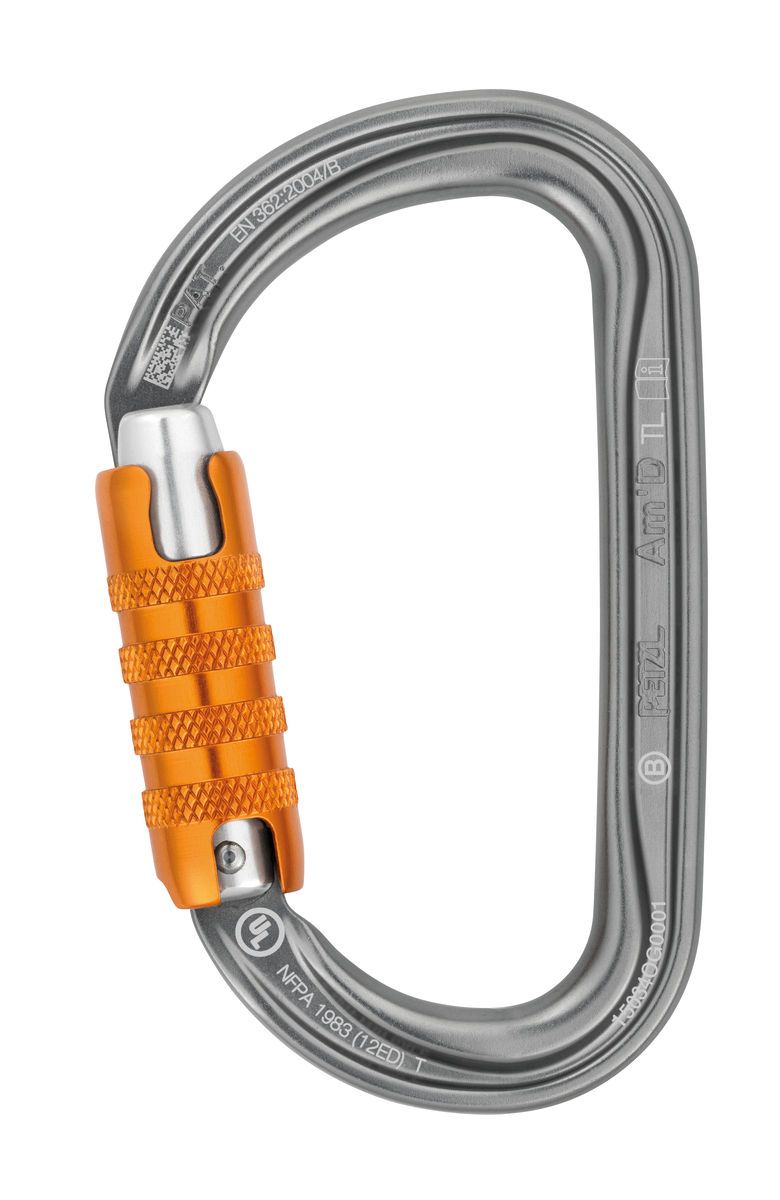 Petzl Am'D Screw Lock Karabiner - Grijs