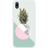 Y5 2019 Ananas marbre bedrukt siliconen hoesje