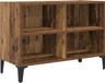 vidaXL TV-meubelset Wandgemonteerd Bruin Hout