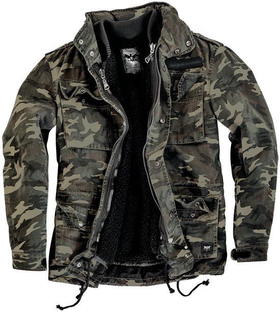 Black Premium by EMP Camouflagejack met binnenjack - Heren - XXL