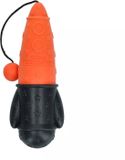 Dog Comets Hondenspeelgoed - Drijvend Apporteerspeelgoed met Koord - TPR Foam - Bobber Rocket - Oranje