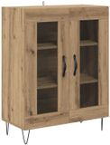 vidaXL Dressoir Artisan Eikenhout 69,5 x 34 x 90 cm
