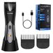 BarberBoss Body Groomer voor heren, draadloze en waterdichte elektrische tondeuse voor mannen, intieme trimmer, precisie-control-trimmer, full-body verzorgingsset