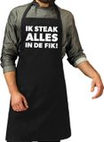 Bellatio Decorations Ik steak alles in de fik barbecue schort