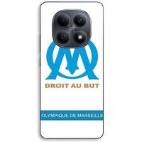Olympique de Marseille Hoesje voor Xiaomi Redmi Note 15 5G OM-logo Witte achtergrond Maniacase