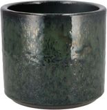 DK Design Bloempot model Green Glaze - groen - D15 x H17 cm