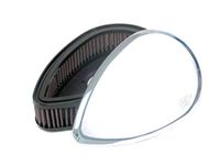 K&N Motorfiets intake systeem compatibel met Harley Davidson Dyna/Softail/Touring 1992-1997 - Druppelvormig (RK-3902)