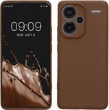 kwmobile telefoonhoesje geschikt voor Xiaomi Redmi Note 13 Pro+ 5G / Redmi Note 13 Pro Plus 5G - Hoesje voor smartphone - Precisie camera uitsnede - In chocoladebruin