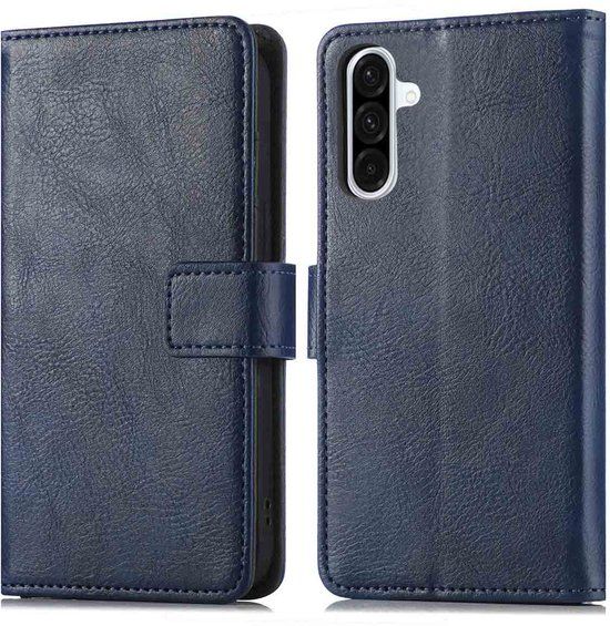 imoshion Hoesje - Geschikt voor Samsung Galaxy A36 - Luxe Bookcase - Donkerblauw