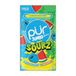 PUR Jumbo SOURZ Gum | Aspartaamvrije kauwgom | Met xylitol | Natuurlijke smaak | Zure blauwe framboos, zure watermeloen, 20 stuks (Pak van 1)