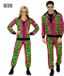 W Finidi Trainingspak Neon Rianne L Unisex Regenboog