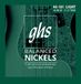 GHS Strings GHS Balanced Nickels 4 Bass Strings Light Gauge, 40-101 (37.3" Winding) (4L-NB), Zilver