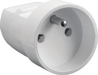 Elgotech prise murale 1 x 2P+Z, mise à la terre 16 A blanc