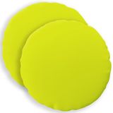 vidaXL - Kussensloop - 2 stuks - Heldergroen - Ø 60 cm - Polyester
