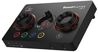 Creative Sound Blaster GC7 gamestreaming DAC-versterker met programmeerbare knoppen, 7.1 Surround, BATTLE Mode, Scout Mode, GameVoice Mix, Dolby Audio compatibel met PC, PS4/PS5, Nintendo Switch