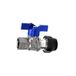 CLAS Equipements KR 7051 ventiel voor buisdiameter 25 mm, schroefdraadgat F 3/4 inch