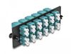 DeLOCK Glasvezeladapter LC/LC Duplex OM4 12 poorten Aqua