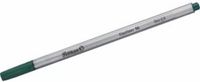 Pelikan Fineliner 96 - Groen - Fijn - Zilver - Rond - Metaal - 0.4 mm