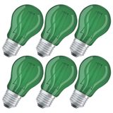 Osram 6 x LED Filament Tropfen bunt 1,6W = 15W E27 grün